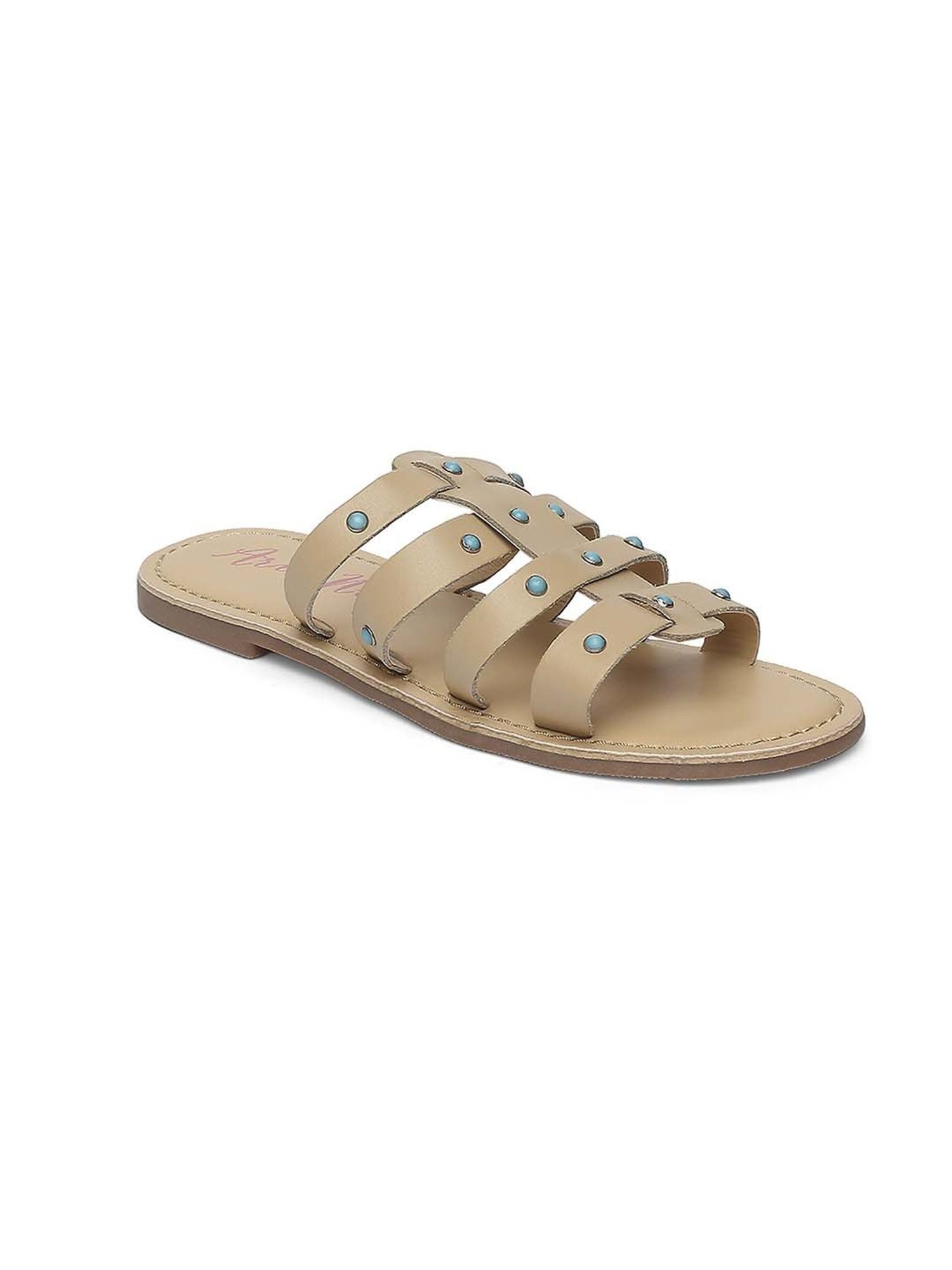 Aria Nica Kids Slay Beige Casual Sandals