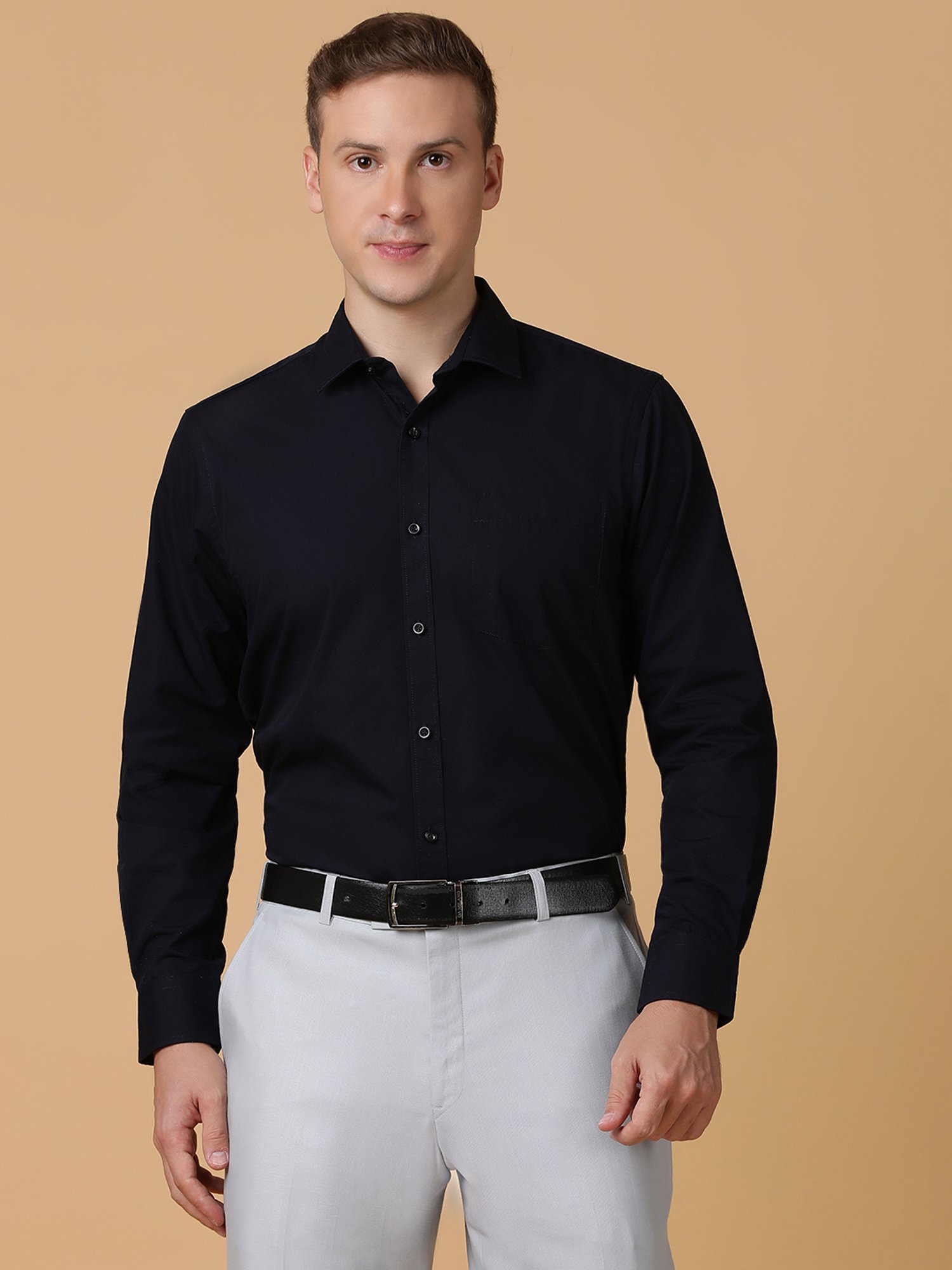 TABARD Dark Navy Regular Fit Shirt