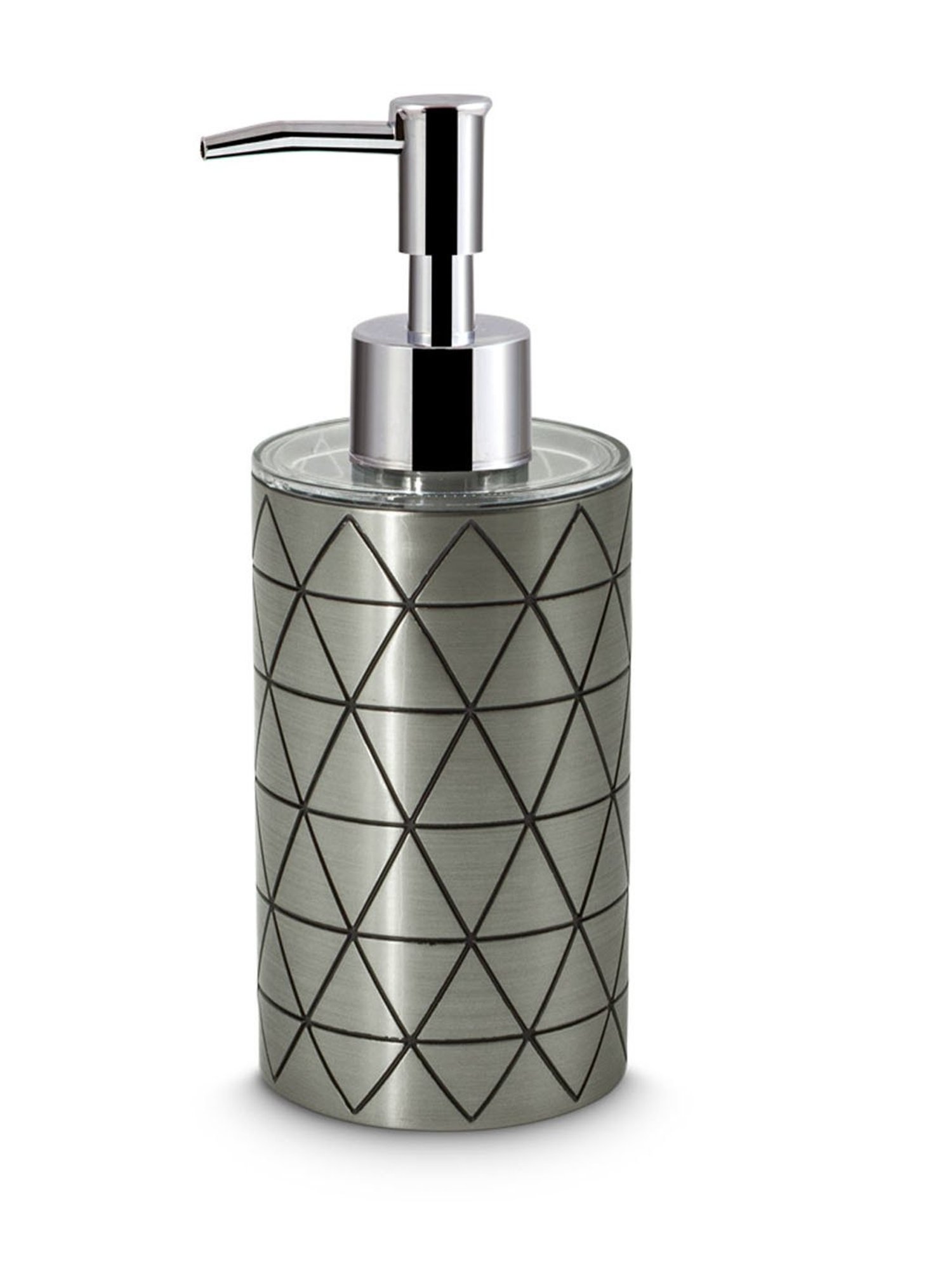 Freelance Silver Polyresin Set of 4 Bathroom Accessories