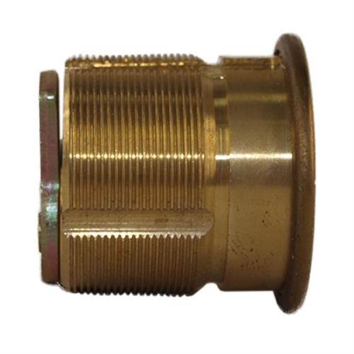 Maxtech B112SC1-03 Polished Brass US3 Solid Brass Replacement 1-1/2" Mortise Cylinder Lock