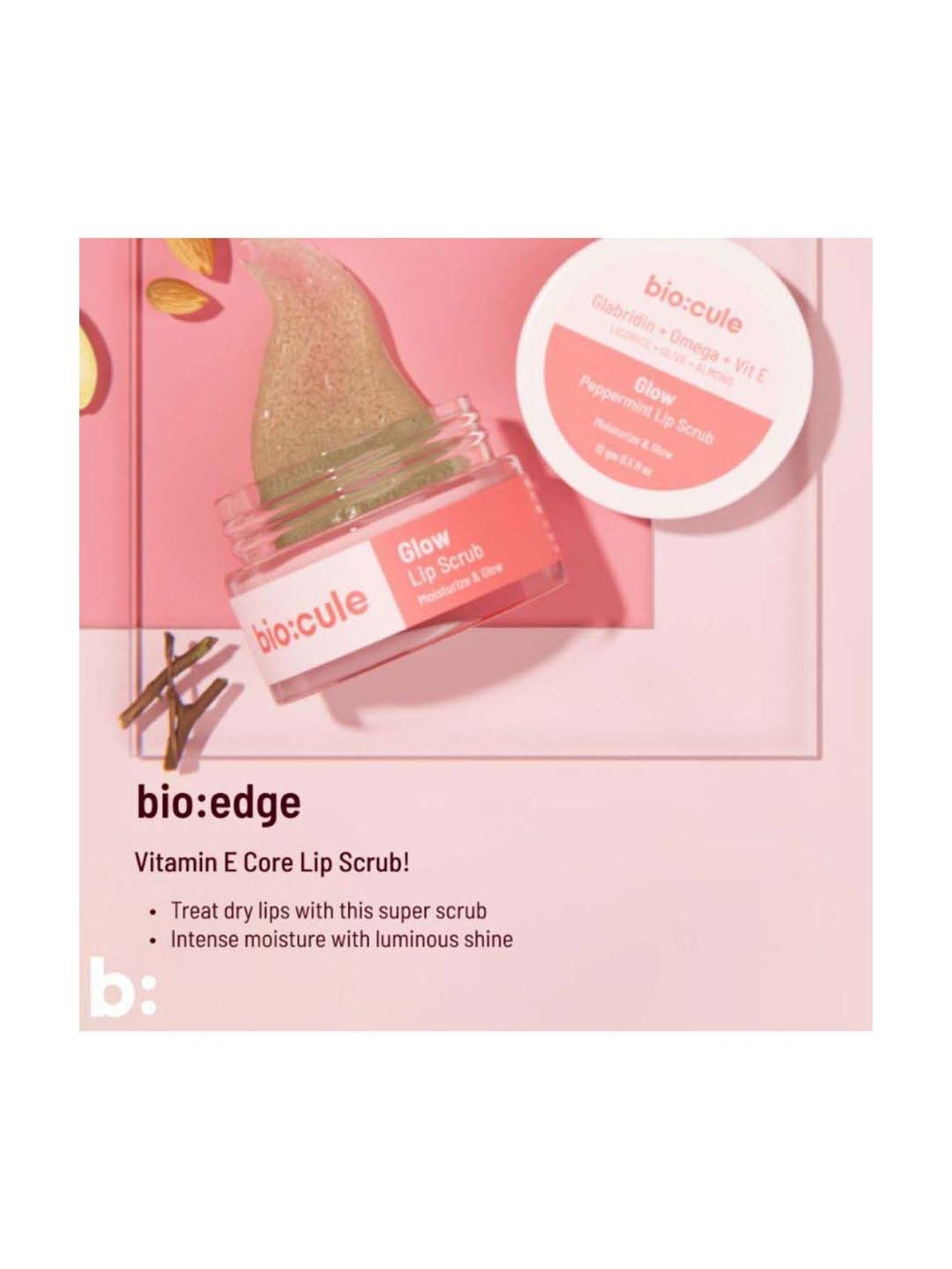 ENN Sugar Rush Nourishing Lip Scrub with Pomegranate & Vitamin E - 6 gm