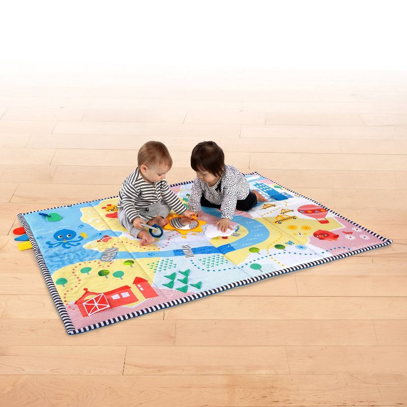 Baby Einstein Sea & City Sensory Playscape Plush Activity Mat