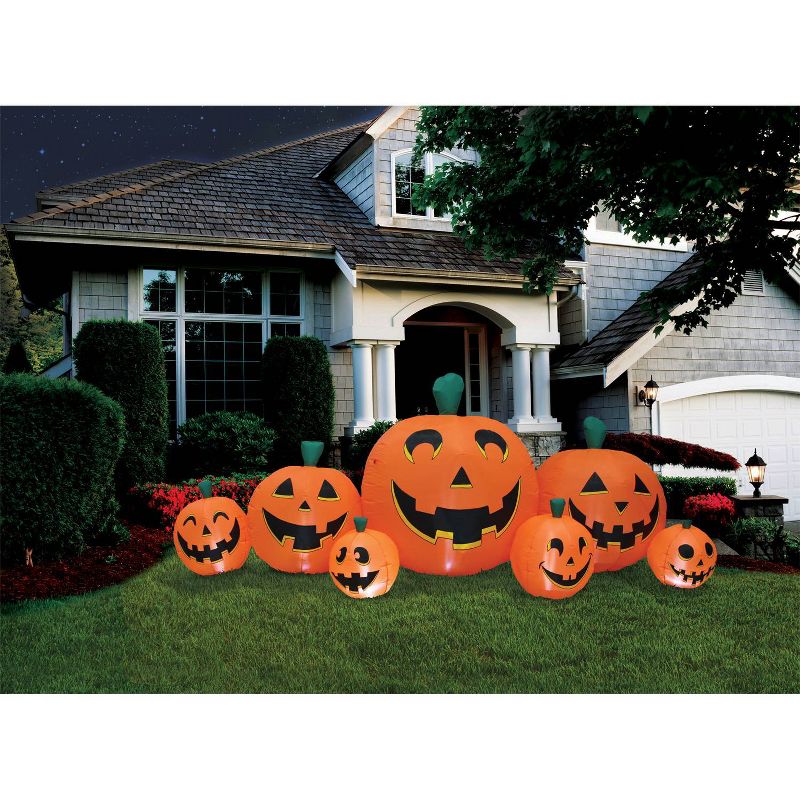 8.5' Pumpkin Patch Halloween Inflatable Decorations