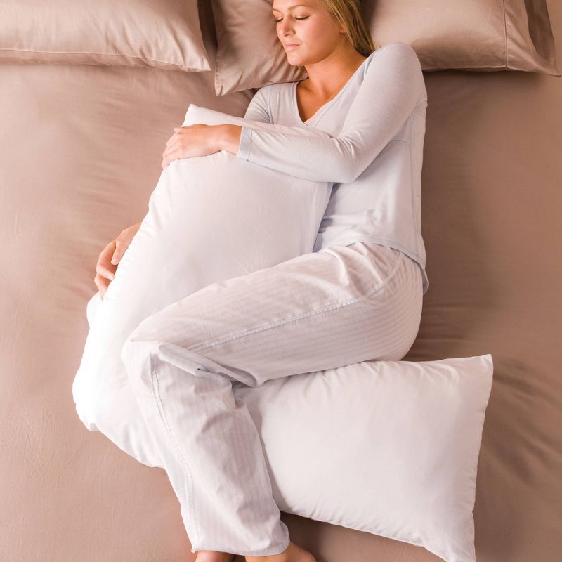 Boomerang Body Pillow White - Beautyrest