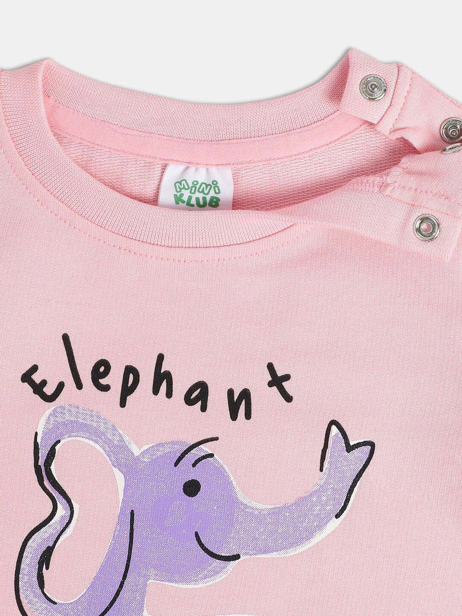 Pantaloons Baby Brown Cotton Printed Full Sleeves Sweater