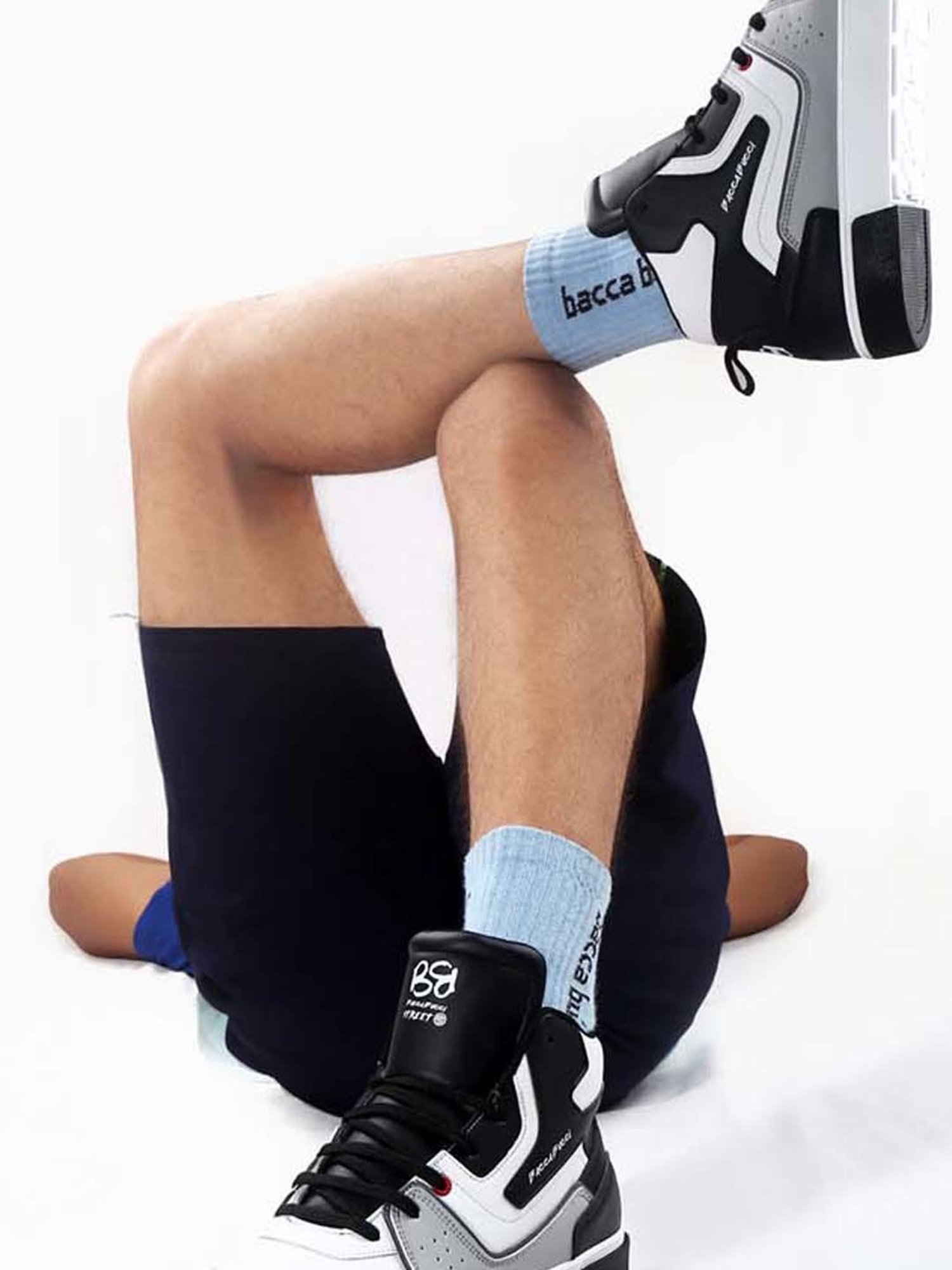 Bacca Bucci Men's EVOKE Grey Ankle High Sneakers