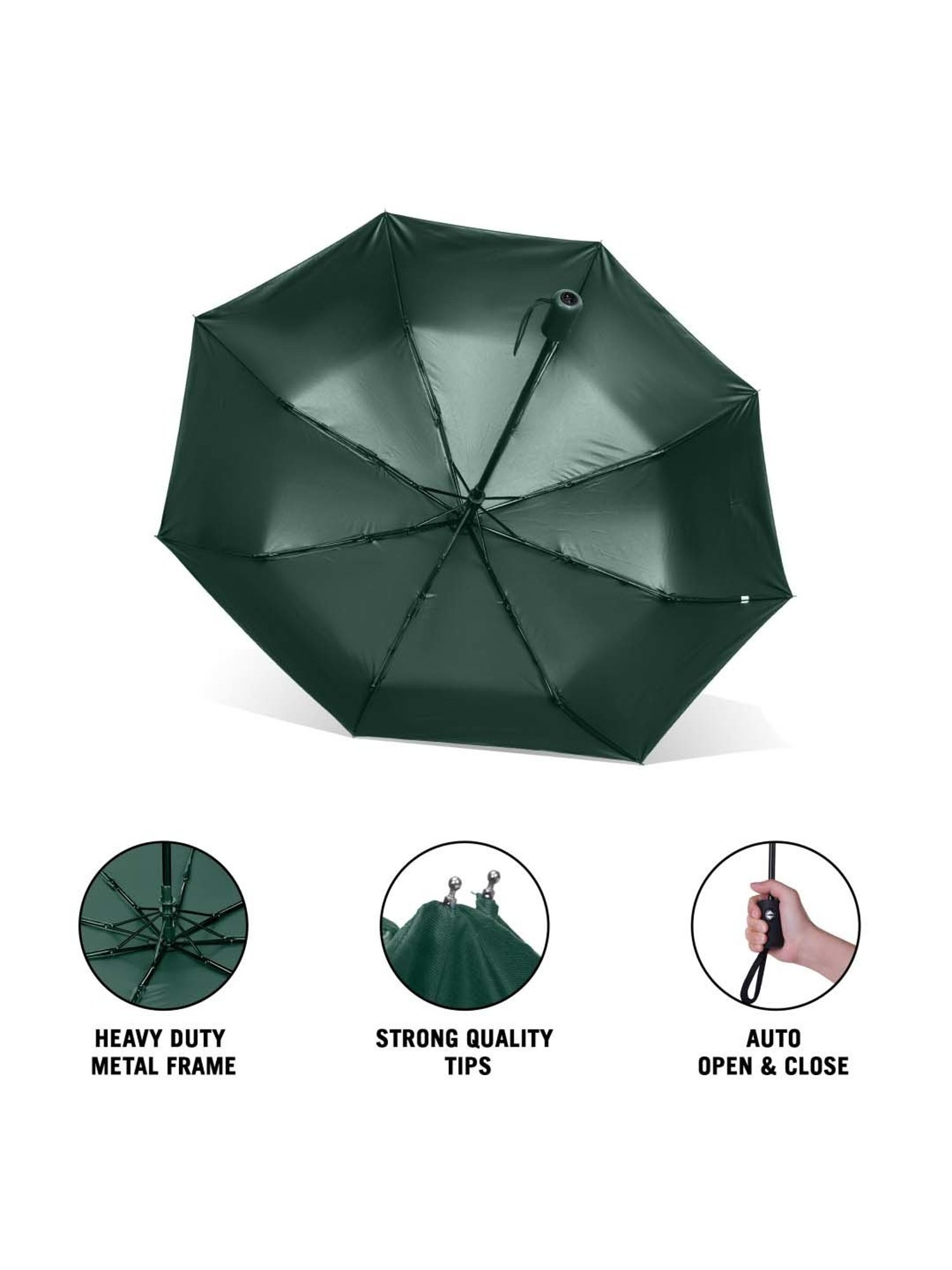 Kenneth Cole Green Logo Umbrella