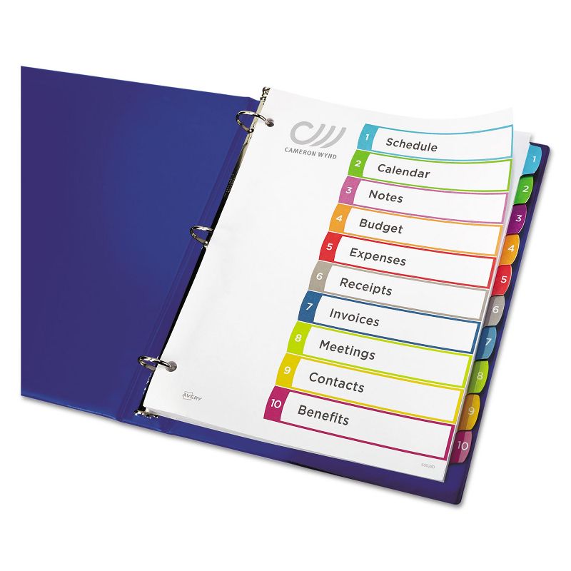 C-Line Sheet Protectors with Index Tabs Clear Tabs 2" 11 x 8 1/2 8/ST 05587
