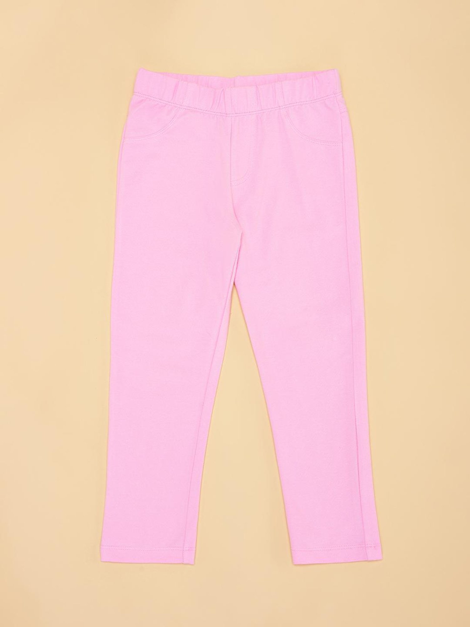 Bonjour Girls Light Grey Printed Tights