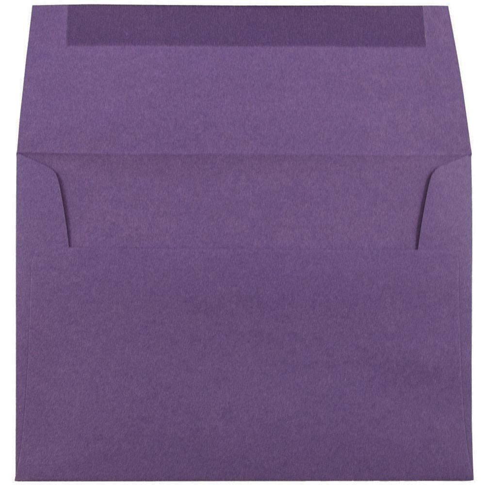 JAM PAPER A6 Premium Invitation Envelopes - 4 3/4 x 6 1/2 - Dark Purple - Bulk 250/Box
