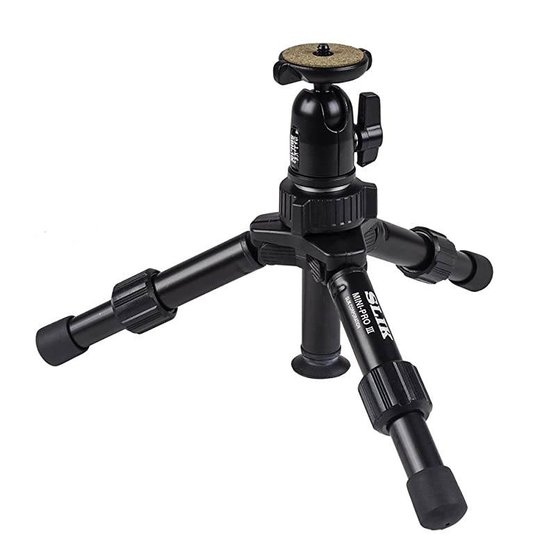 Mini Pro III Table Top Tripod 2Section Max 10 Black