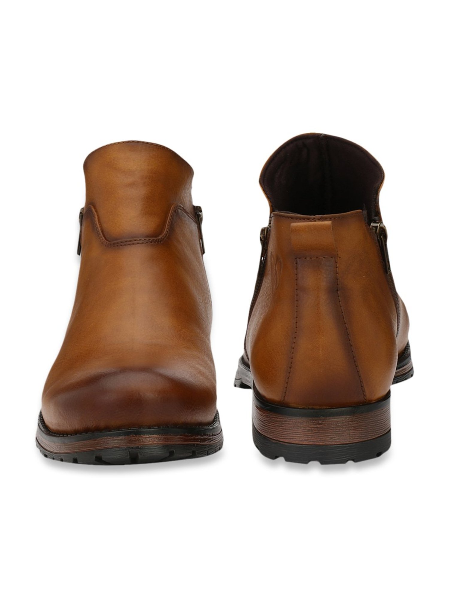 Delize Men's Tan Formal Boots