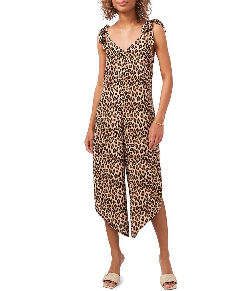 Tahari ASL Sequin Long Sleeve Crepe Jumpsuit