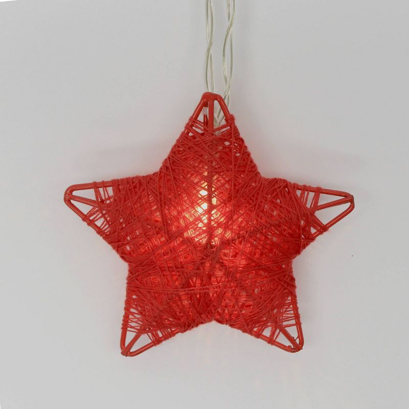 2ct LED String Lights Red/White/Blue Stars - Bullseye's Playground™