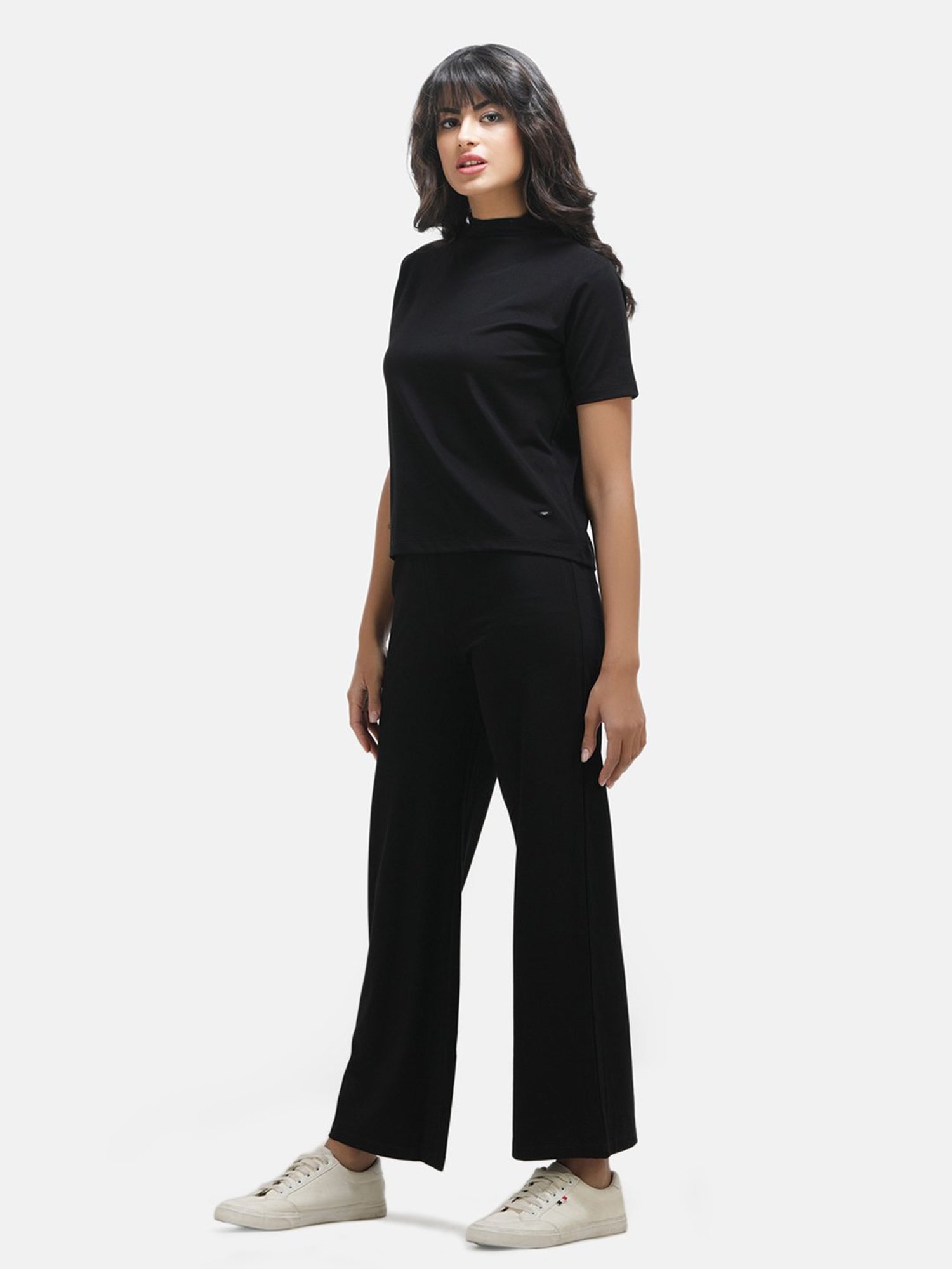 KOI SLEEPWEAR Black Top With Pants