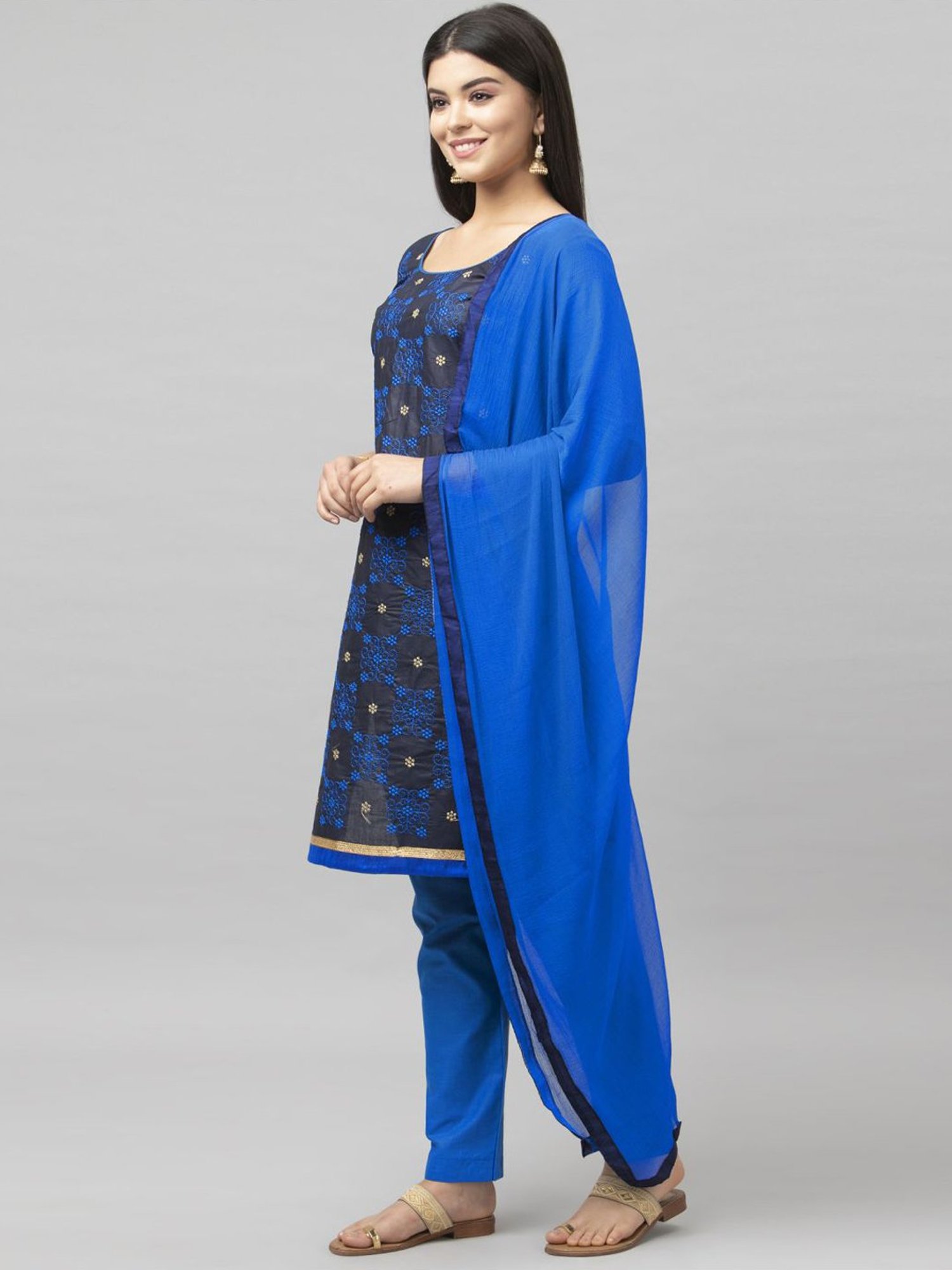 Salwar Studio Red Embroidered Blouse