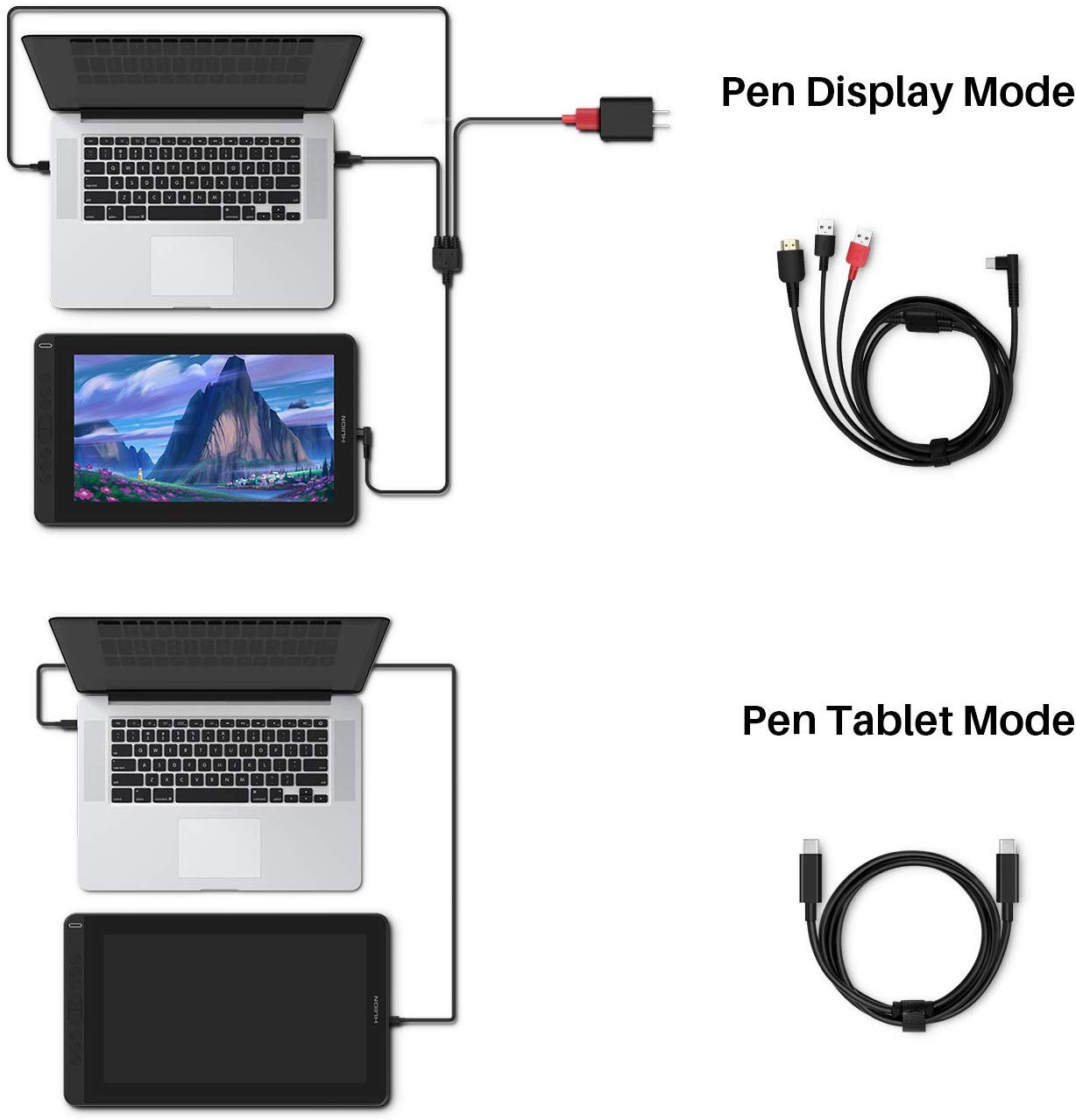 Huion Kamvas 13 Pen Display 2-in-1 Graphics Drawing Tablet with Screen Full-Laminated, Battery-Free Tilt Function 8192 Pen Pressure and 8 Shortcut Keys, Stand Included, Purple