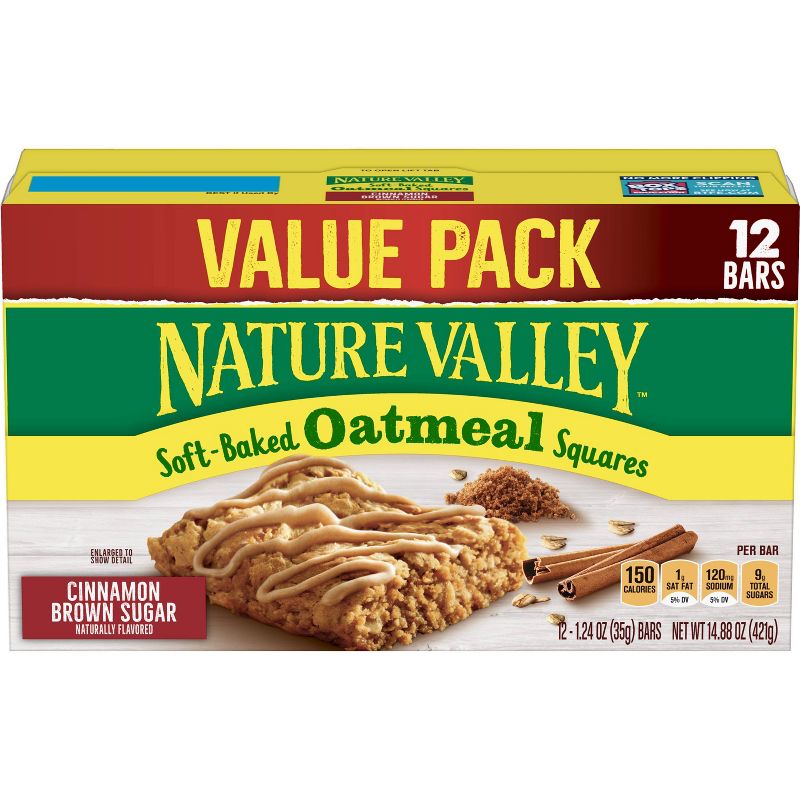 Nature Valley Soft Baked Oatmeal Cereal Bars - 12ct/14.88oz