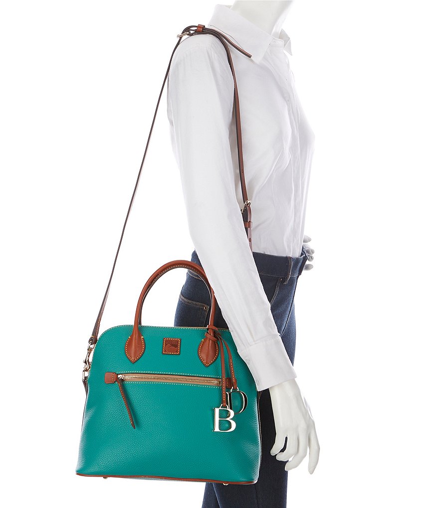 Dooney & Bourke Pebble Collection Large Domed Satchel Bag