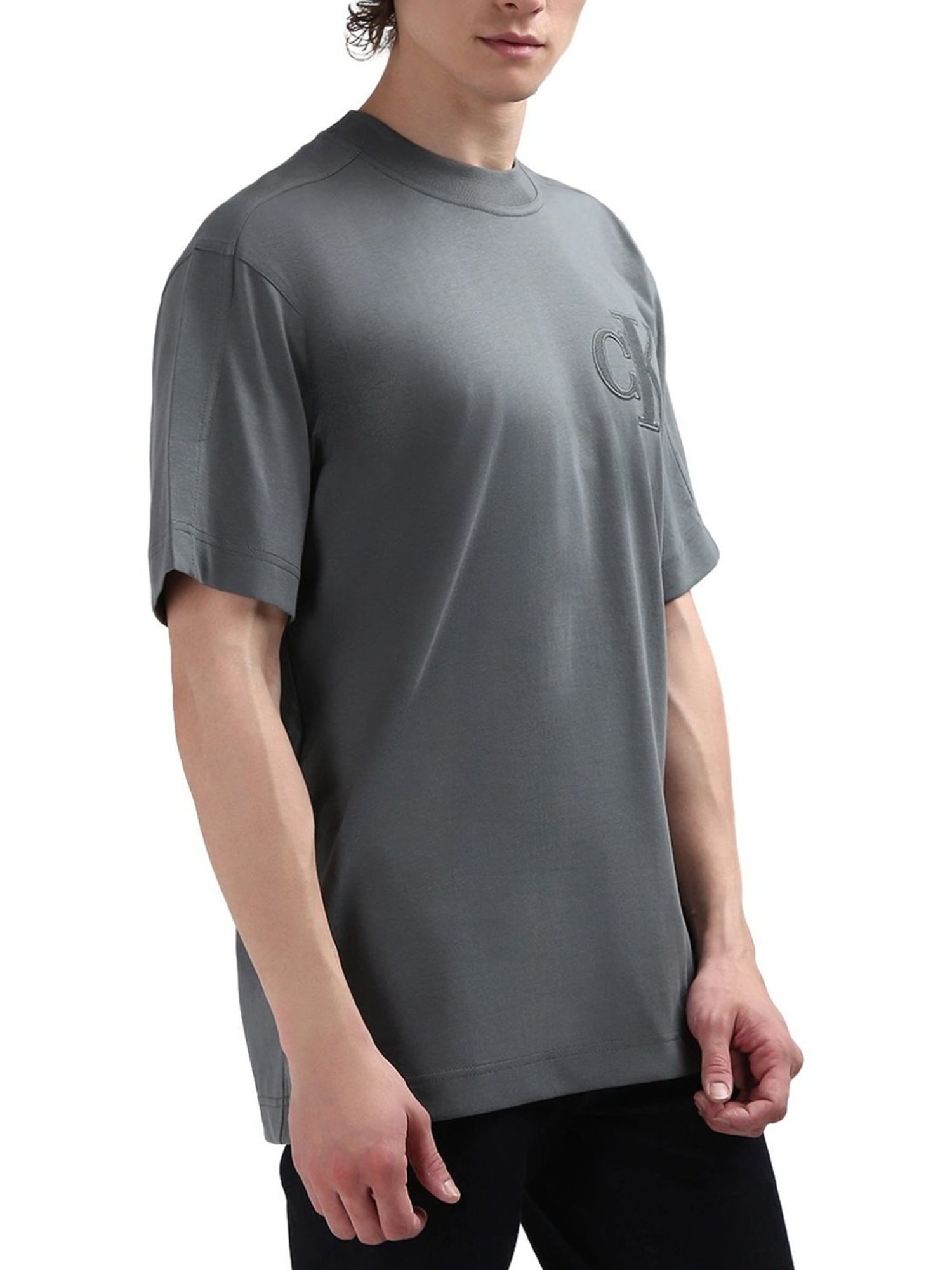 Levi's Pink Cotton Slim Fit Texture Henley T-Shirt