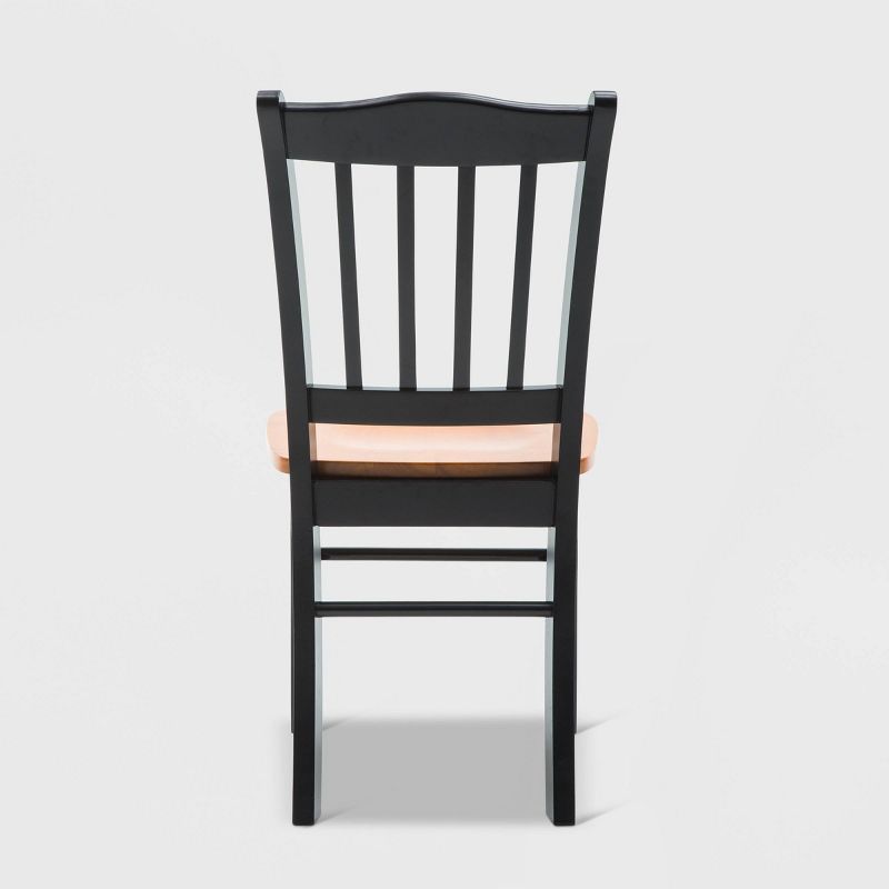 5pc Shaker Dining Set Wood/Black/Oak - Boraam Industries