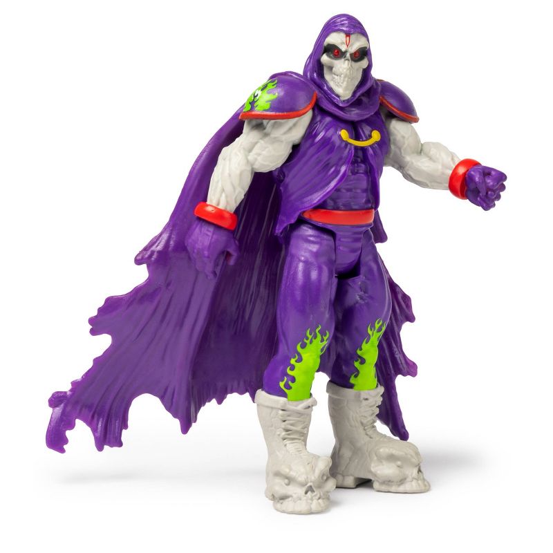 Monster Jam Official Grave Digger 1:64 Scale Monster Truck and 5" Grim Creatures Action Figure - Metallic Purple