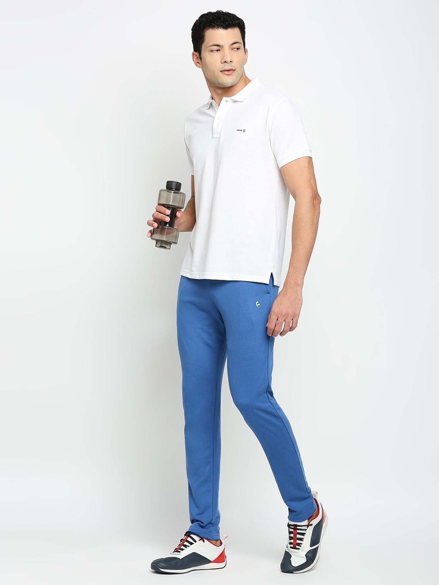 Fitz Royal Blue Slim Fit Trackpants