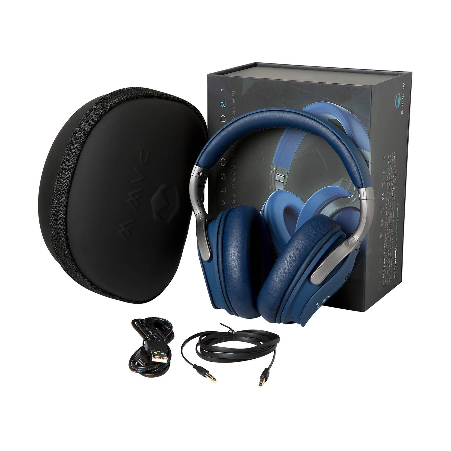 Paww WAVESOUND2BK WaveSound 2.1 Bluetooth Headphones