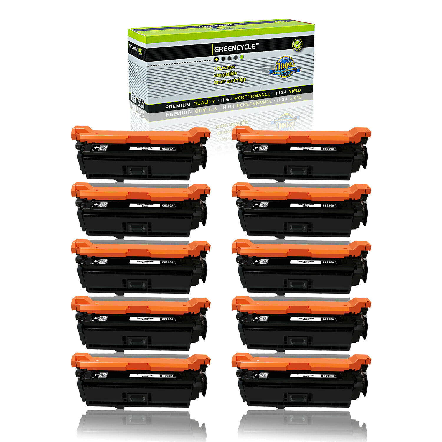 10&times; Black CE400A 507A Toner Cartridge For HP LaserJet 500 M551 M551n M551dn M575