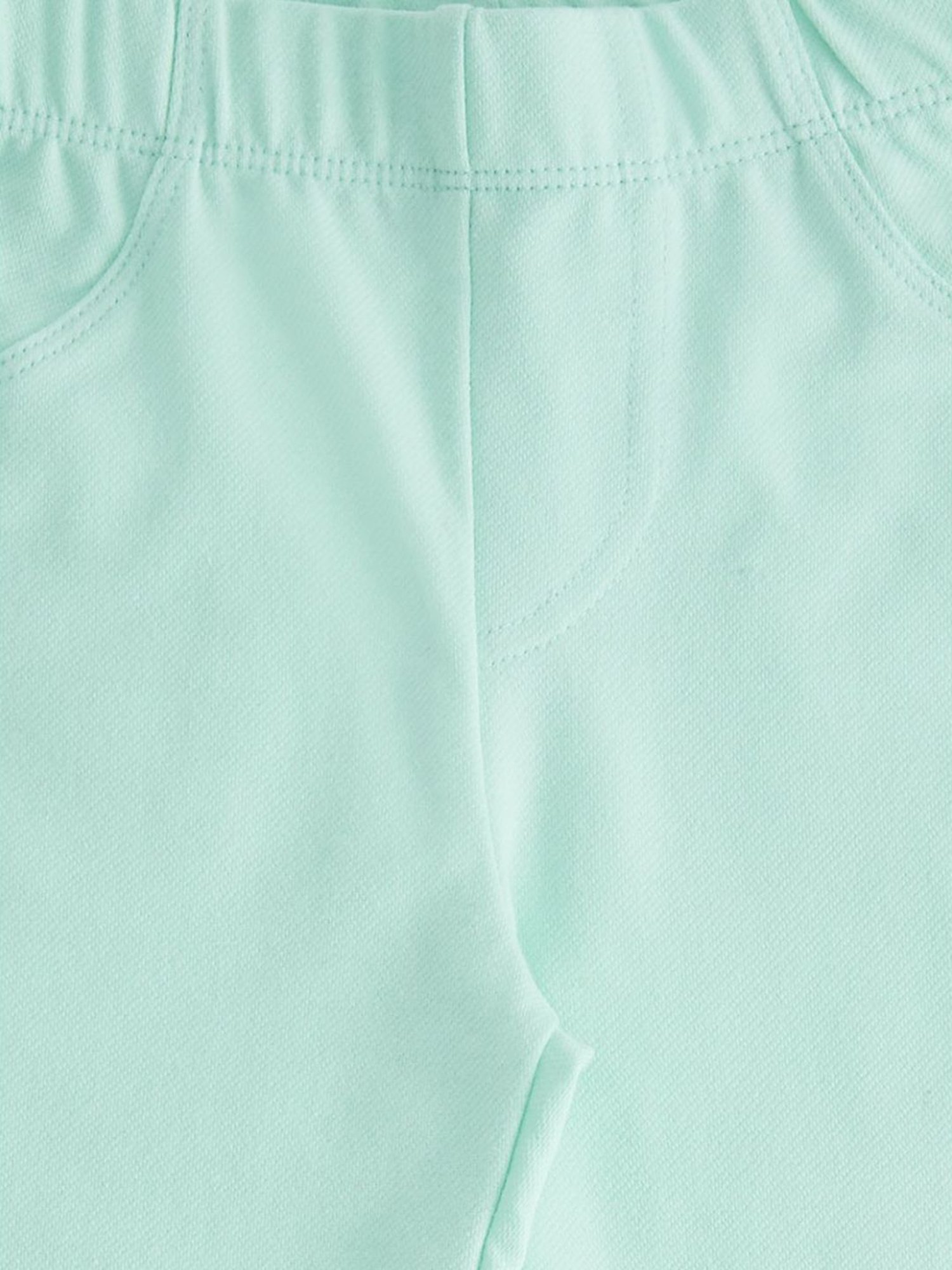 Pantaloons Junior Mint Green Cotton Regular Fit Jeggings