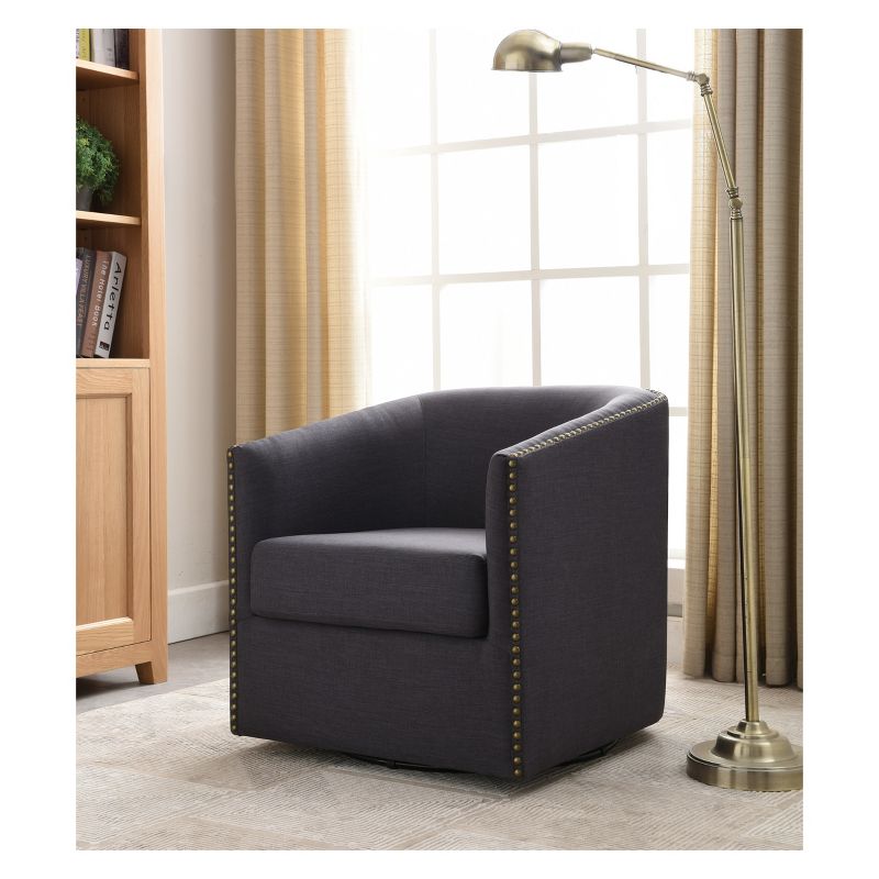 Alyce Swivel Glider Chair Cream