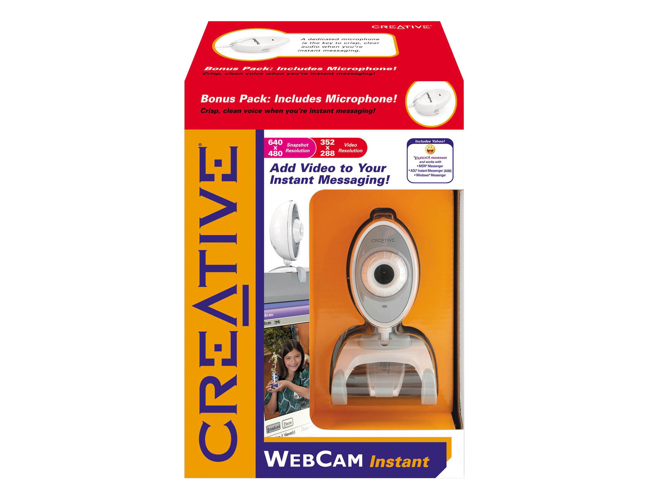 Creative 73VF004000012 WebCam Instant Bonus Pack