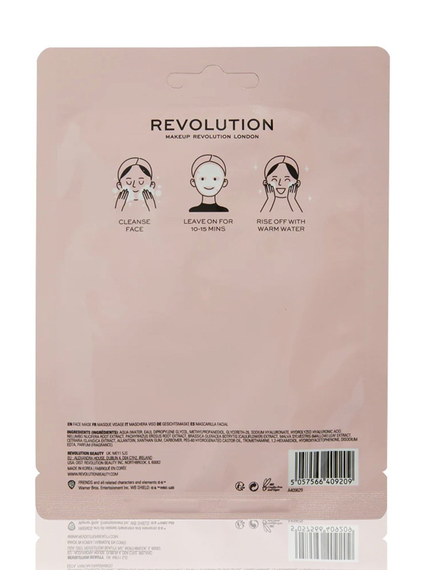 Makeup Revolution X Friends Rachel Hyaluronic Sheet Mask