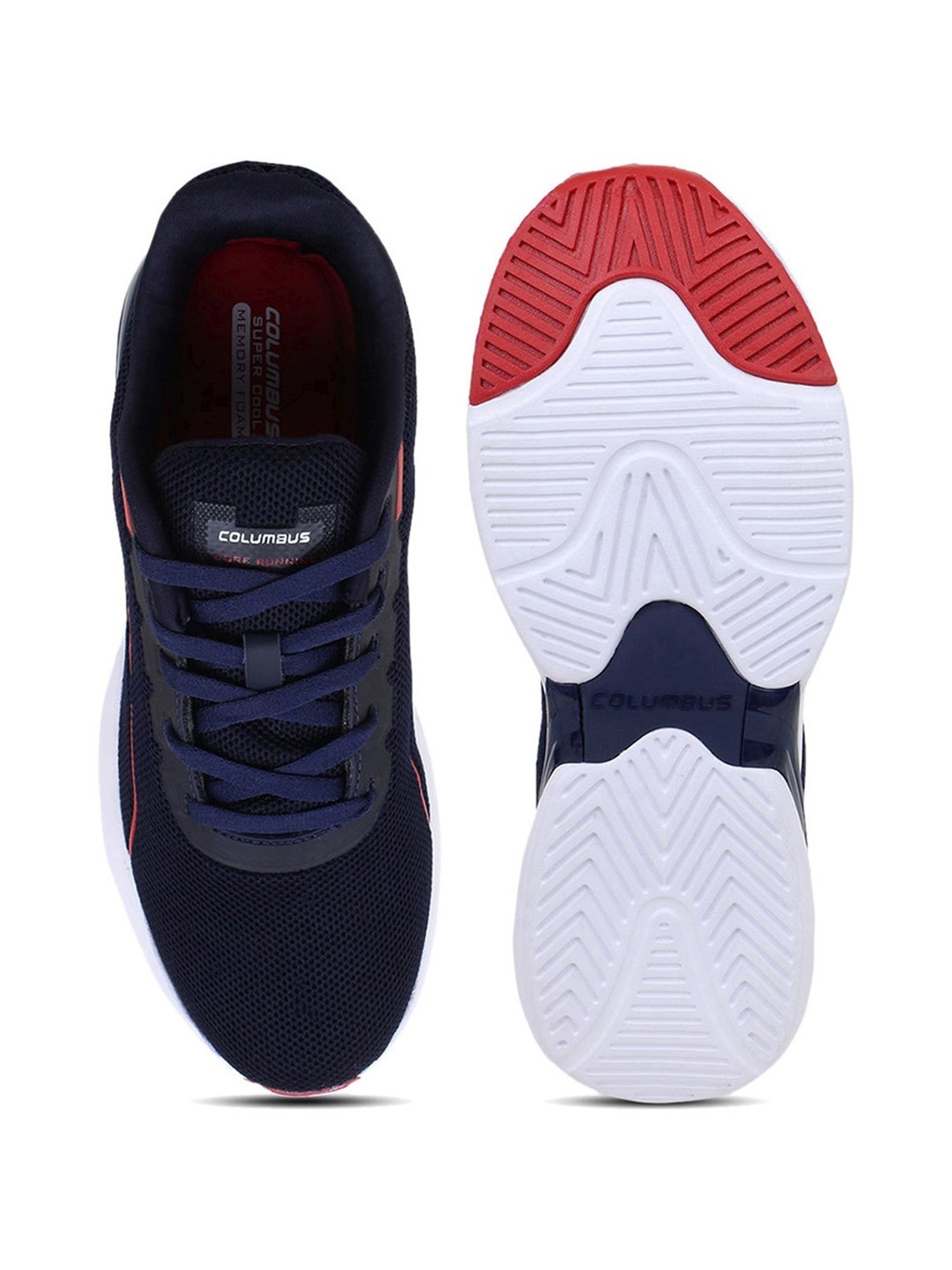 Columbus Men's Navy Running Shoes