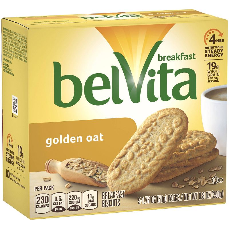 belVita Golden Oat Breakfast Biscuits - 5 Packs