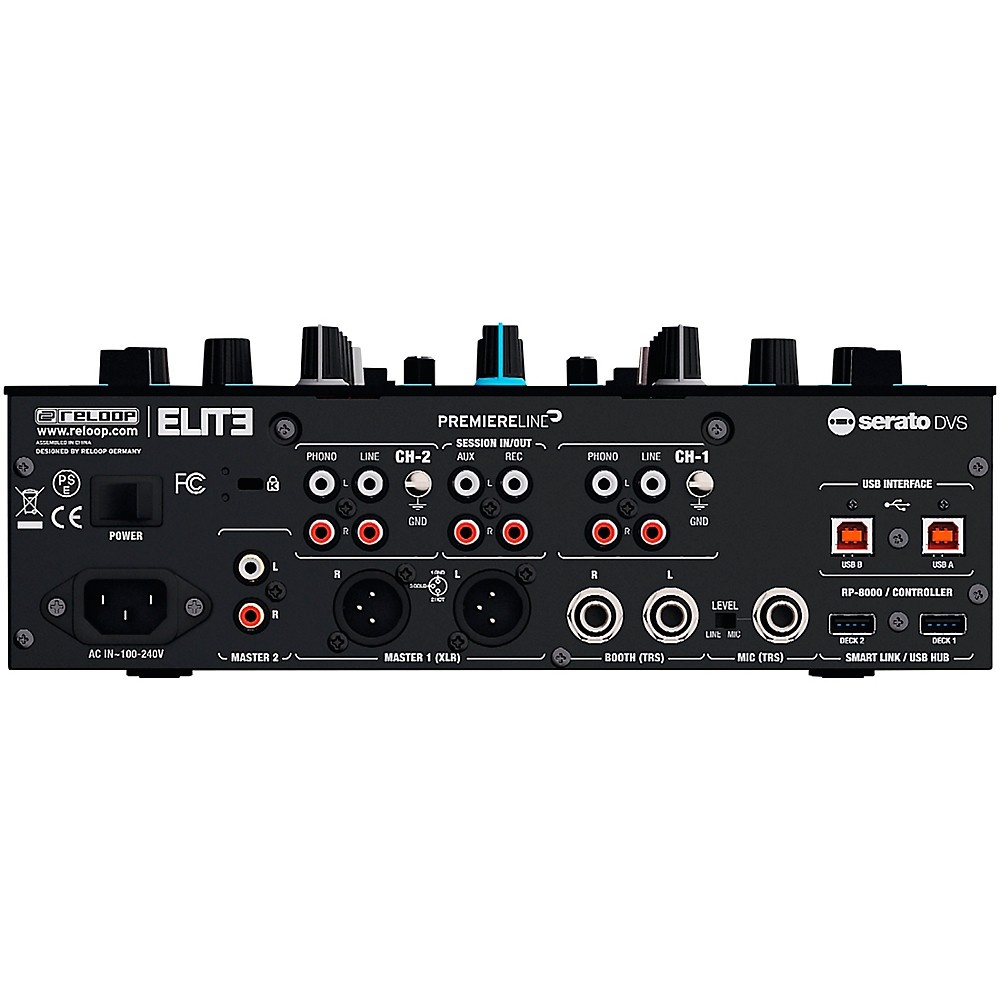 Reloop ELITE 2-Channel DVS Battle Mixer for Serato DJ Pro