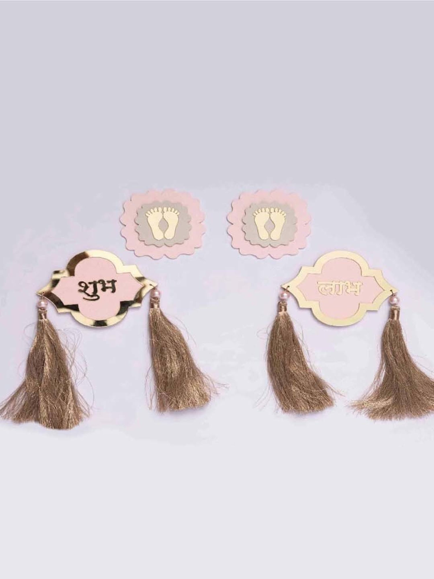 Mason Home Multi Shubh Labh Latkan & Pagla (Set of 4)