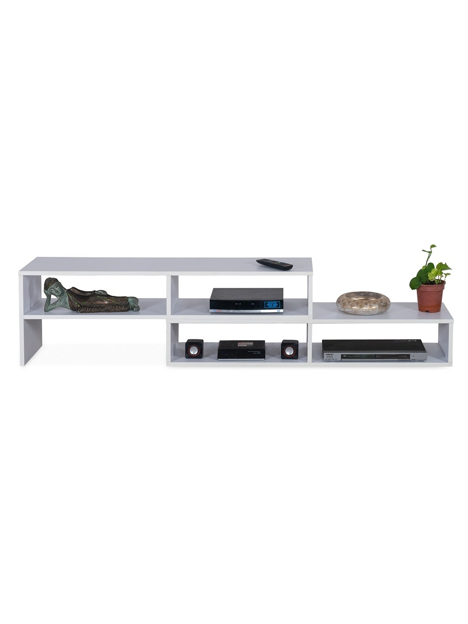 Delite Kom Olaf White Engineered Wood TV Entertainment Unit