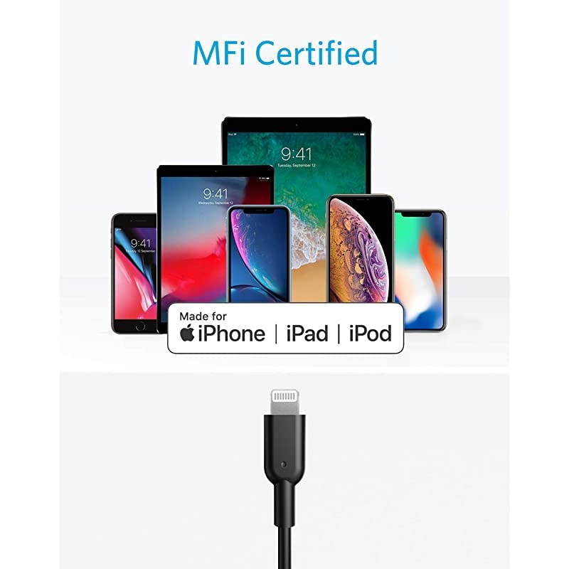 iPhone 12 Charger Cable USB C to Lightning Cable 3Ft Apple MFi Certified Powerline II for iPhone 1211 ProMaxXXSXRXS Max 8Plus Supports Power Delivery