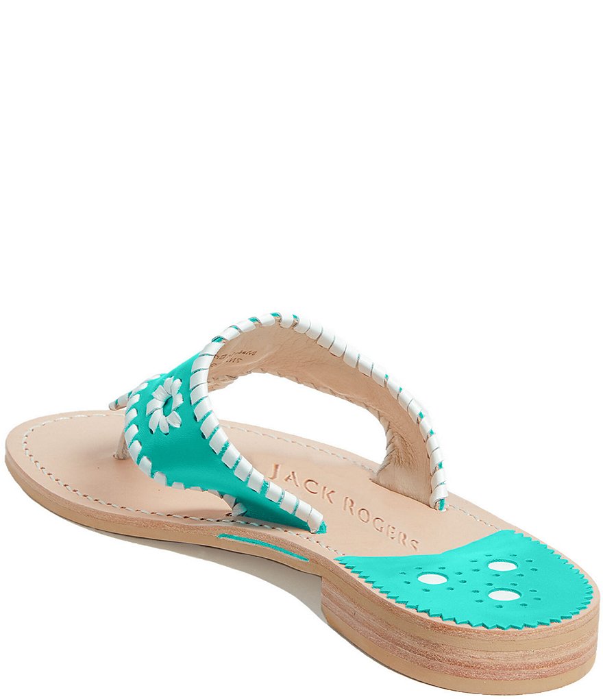 Jack Rogers Jacks Leather Thong Sandals