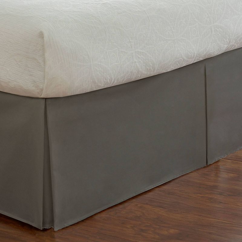 2pk King Tailored Poplin Sham Gray - Fresh Ideas