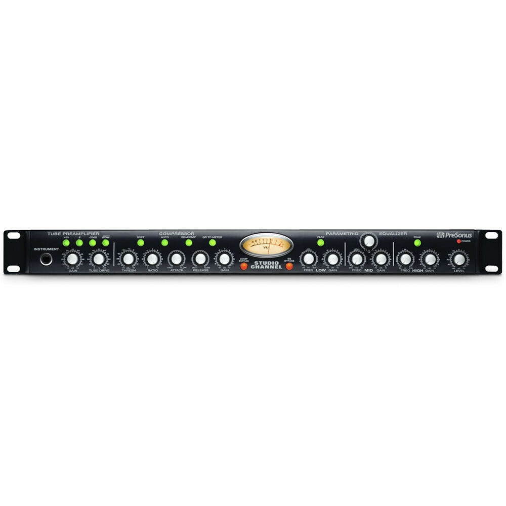 PreSonus Studio Channel Vacuum-Tube Channel Strip.With Audio Technica ATH-M20X.