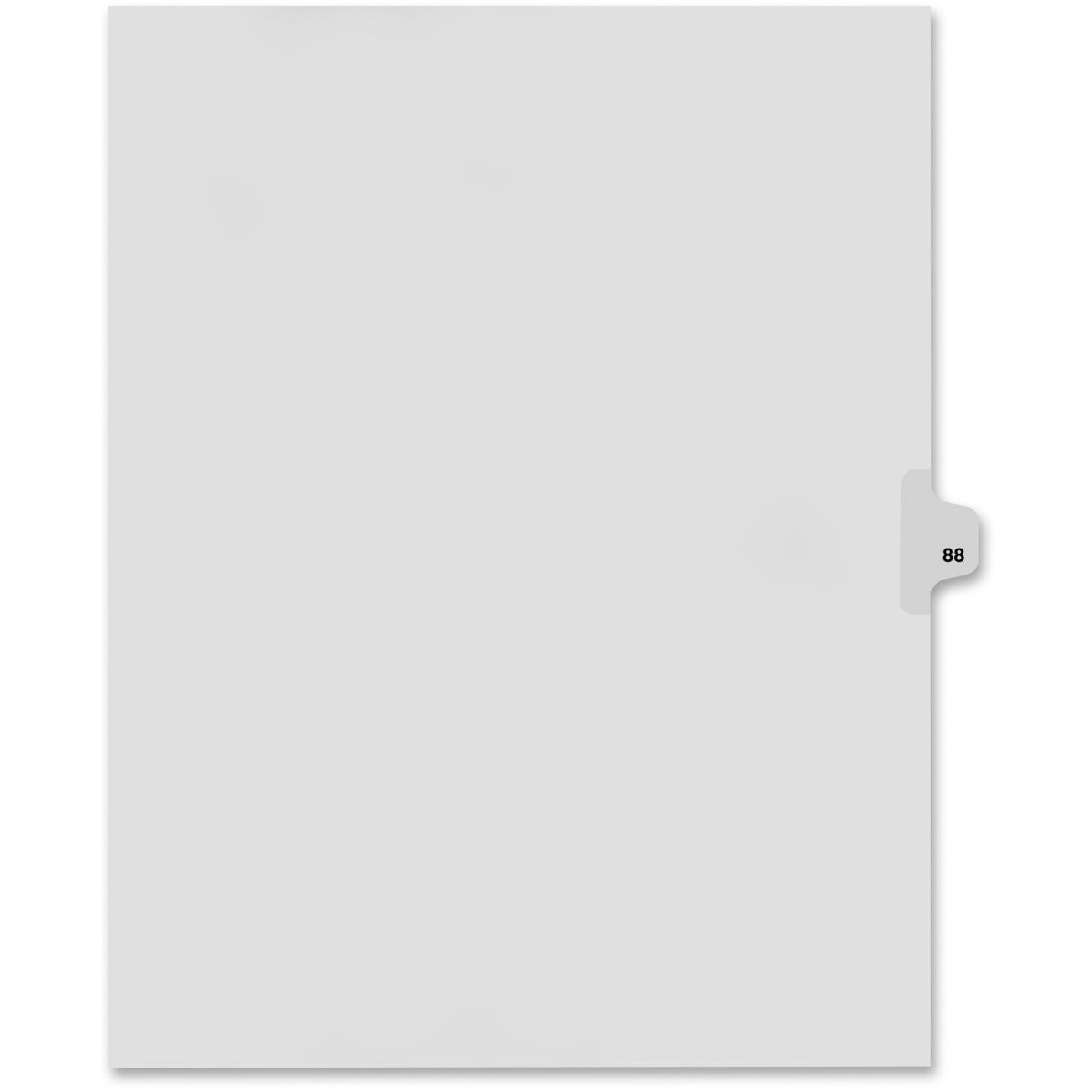 Kleer-Fax 80000 Series Side Tab Index Divider