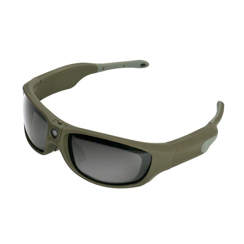 Sunshine IP55 Waterproof Smart Video Recording Sunglasses 1080P FHD Outdoor Sports Action Camera with Polarized UV Protection Safety Lenses Sport Design