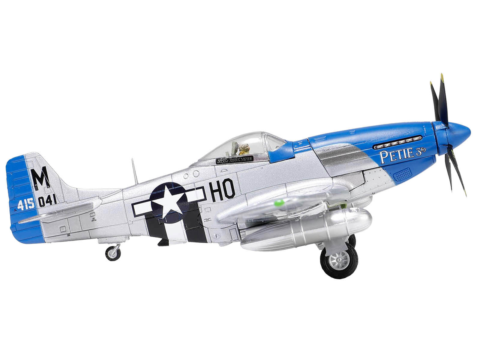 North American P-51D Mustang Fighter Aircraft "Lt. Col. McComas 118th Tactical Reconnaissance Squadron 23rd Fighter Group China" (1945) United States Army Air Force "Air Power Series" 1/48 Diecast Model by Hobby Master