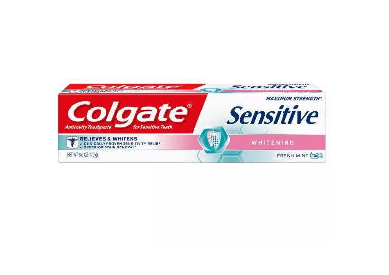 Colgate Sensitive Toothpaste Maximum Strength with Whitening - Fresh Mint Gel - 6oz/3pk