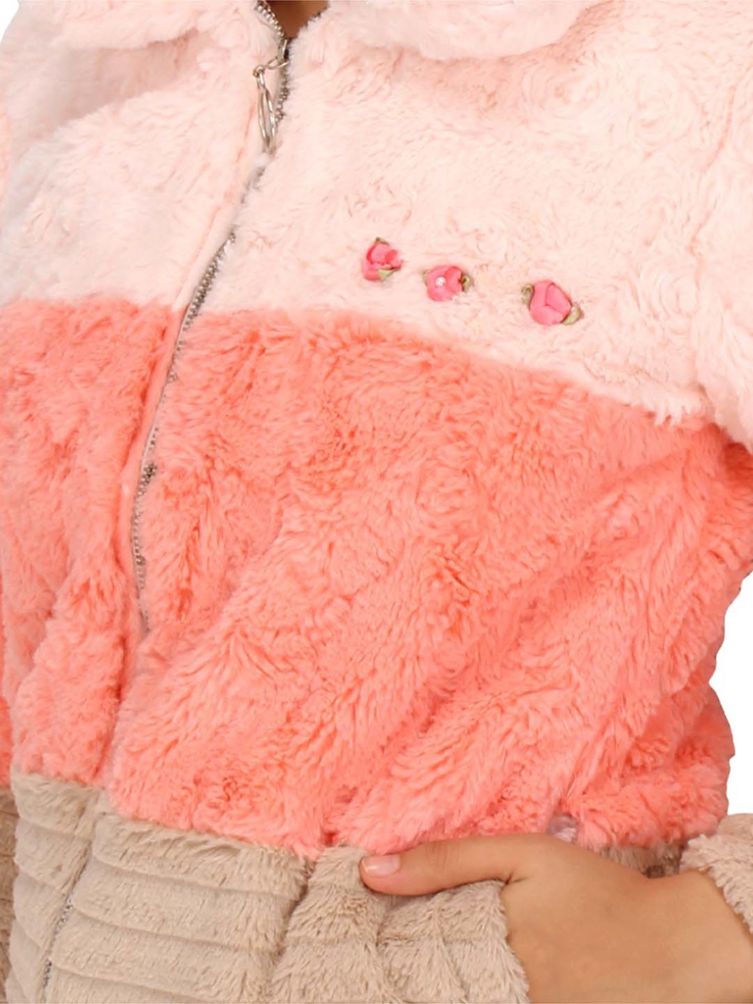 Cutecumber Kids Multicolor Color Block Full Sleeves Jacket