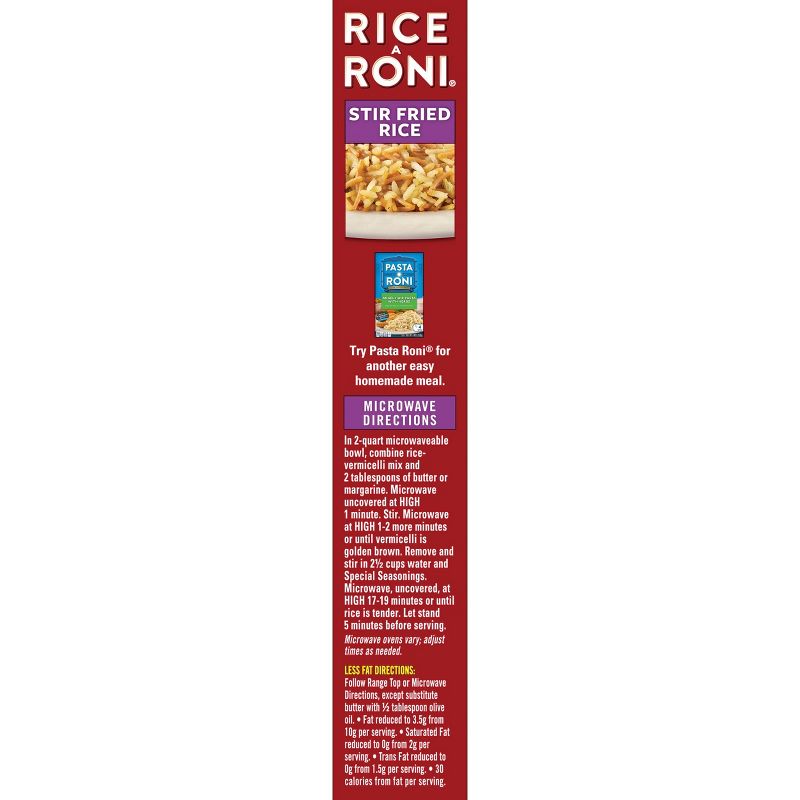 Rice A Roni Stir Fried Rice with Vermicelli & Delicious Asian Seasonings- 6.2oz