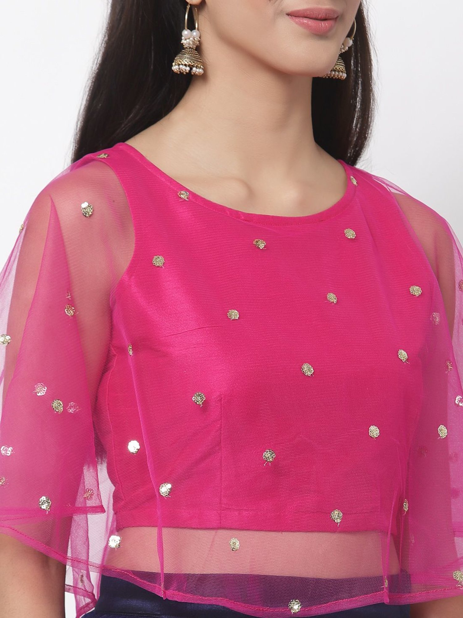 studiorasa Pink Embellished Choli