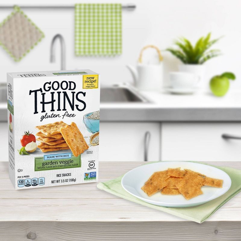 Good Thins: The Rice One - Veggie Blend Crackers - 3.5oz